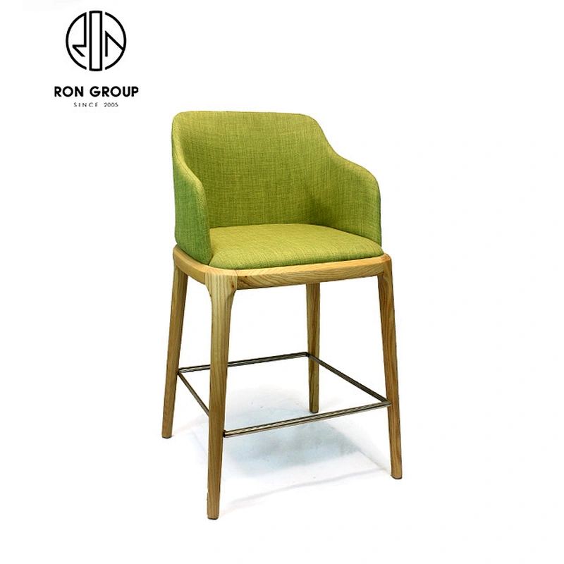Good Quality Restaurant Wooden Bar Stool High Chair