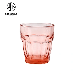 2019 new product green  Tempered glass cup for beer wine water