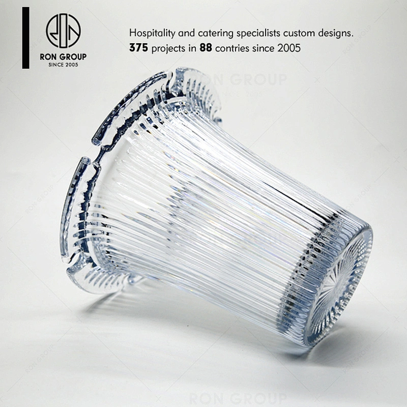 Custom logo printed bar club clear acrylic beer ice bucket