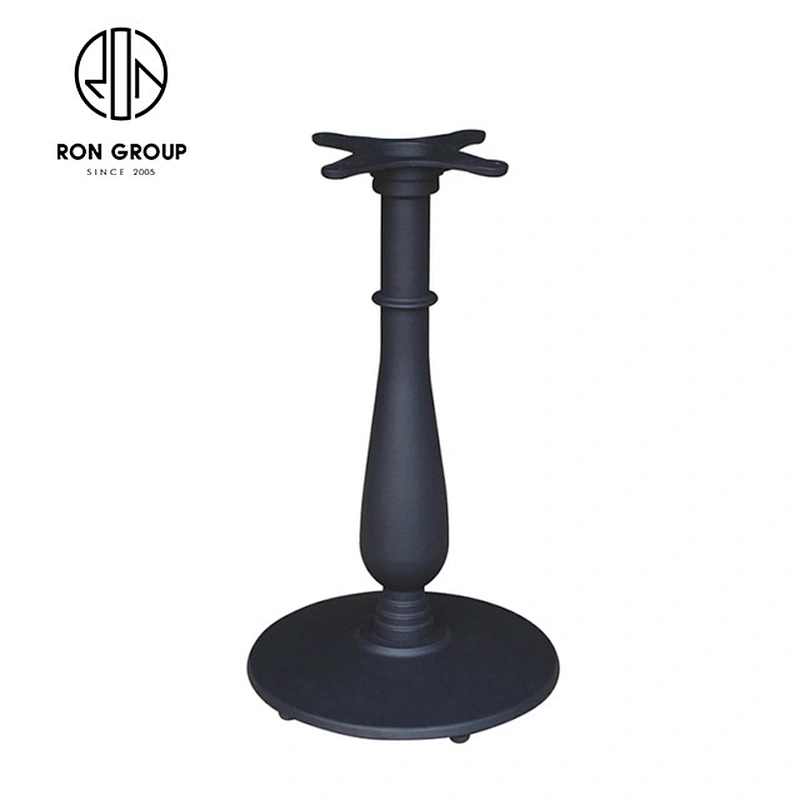 Wholesale Black Cast Iron Metal Dining Table Base For Restaurant