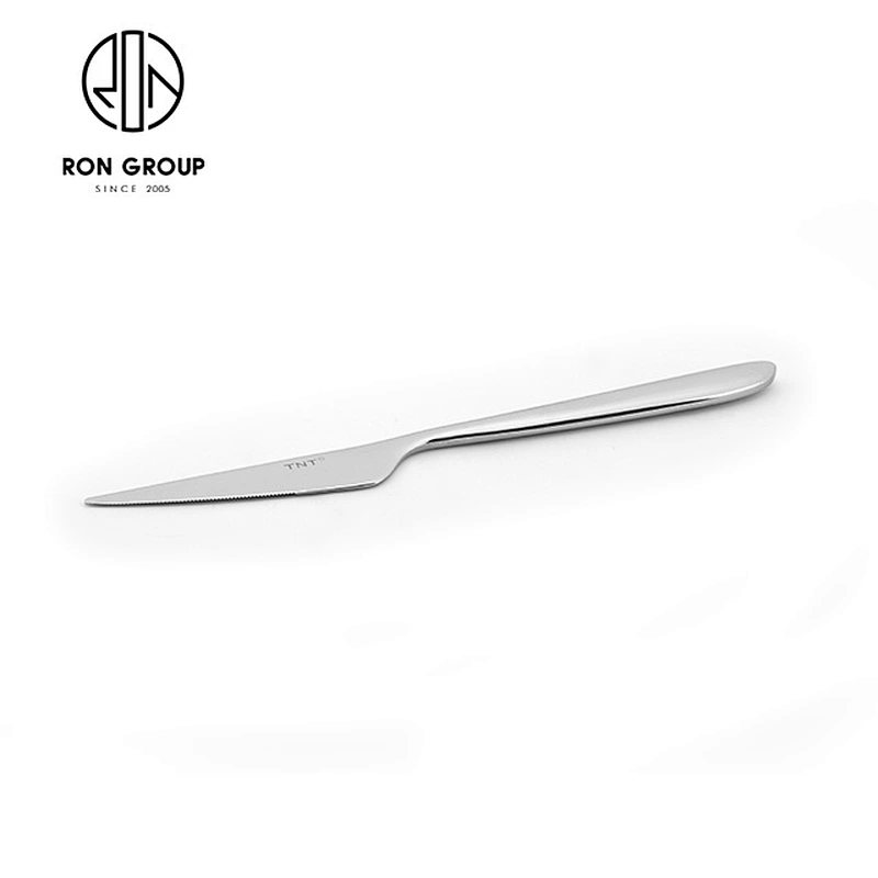 High End Luxury Restaurant Silver Cutlery Set Stainless Steel