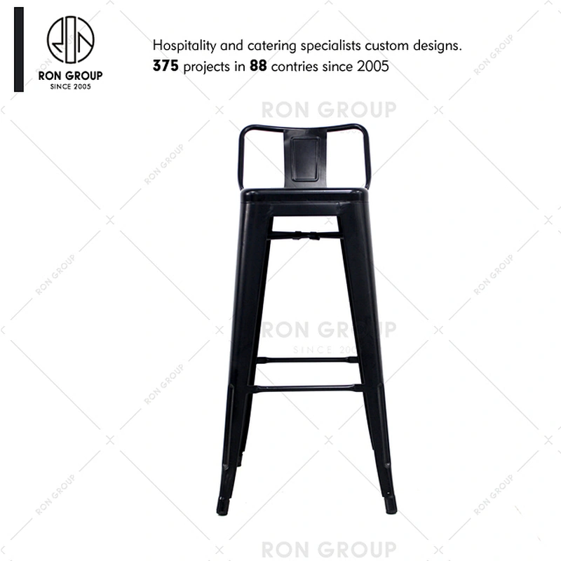 Restaurant supplier custom color vintage industrial high bar stool chair