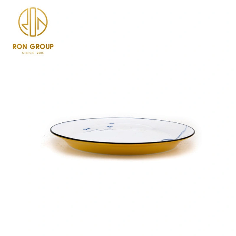 Factory price nice custom Ceramic plates cheap ceramic plates plain ceramic plate