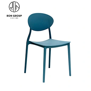 Simple Style Restaurant Plastic Grey Dining Chair