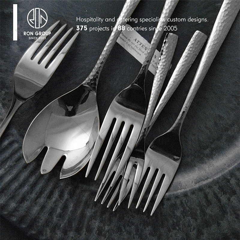 Good Quality Restaurant Golden Table Knife Fork Spoon Cutlery Set