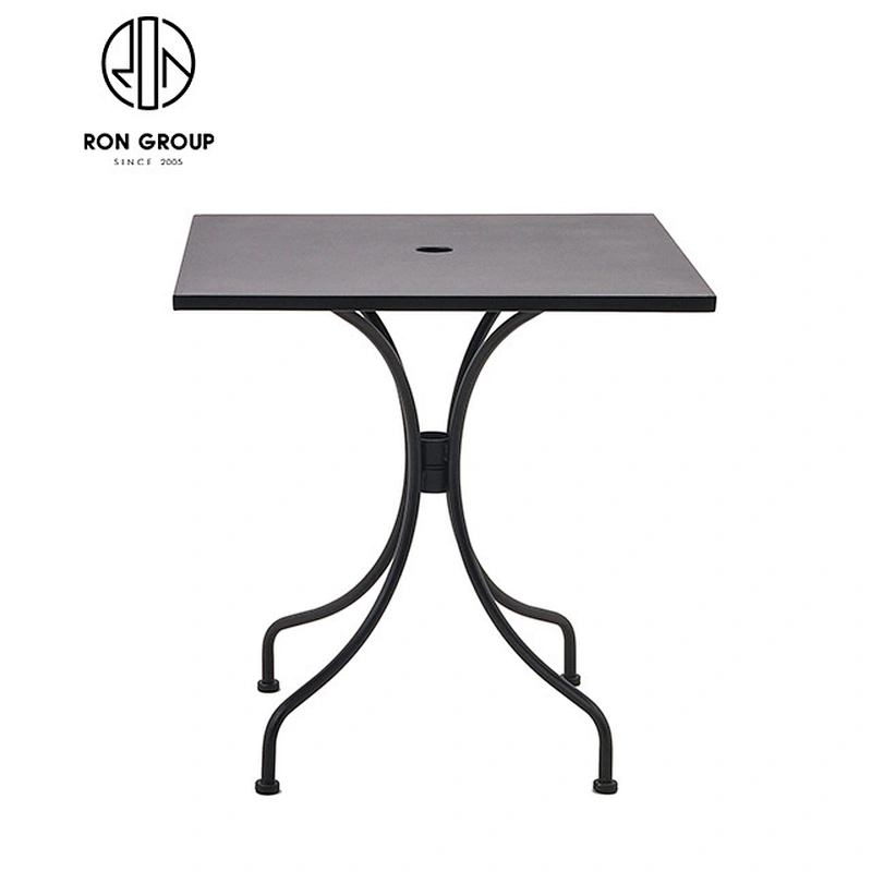 Wholesale Custom Rectangle Outdoor Aluminum Table
