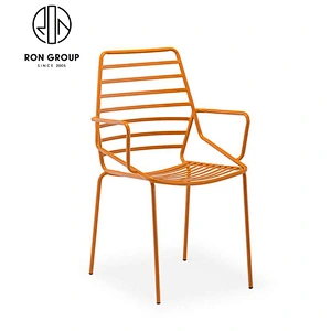 Coffee Shop Restaurant Metal Dining Chairs