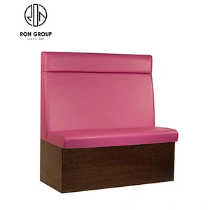 Custom Color Wooden Restaurant Furniture Sofa Booth