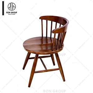 High Quality Dining Durable Stackable Casual Solid Wood Chair