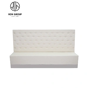 Wholesale Restaurant Furniture White Sofa Booth Seating