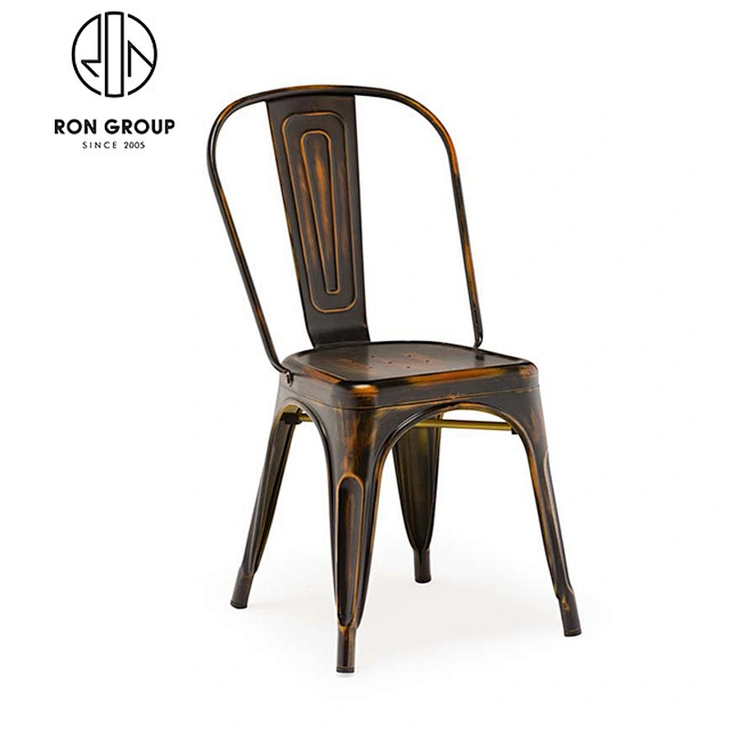 Restaurant Cafe Aluminum Dining Chair With Custom Color