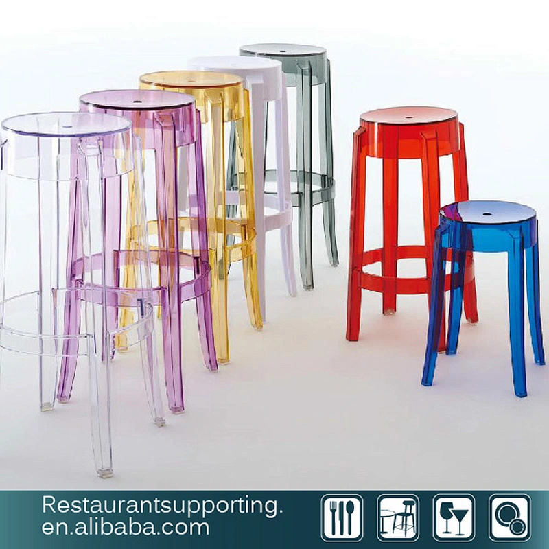 Transparent Acrylic Armless Plastic Chair for Wholesale