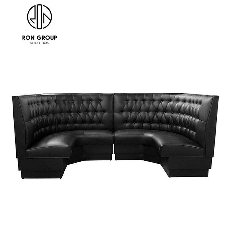 Custom Restaurant Leather Booth Sofa Seating