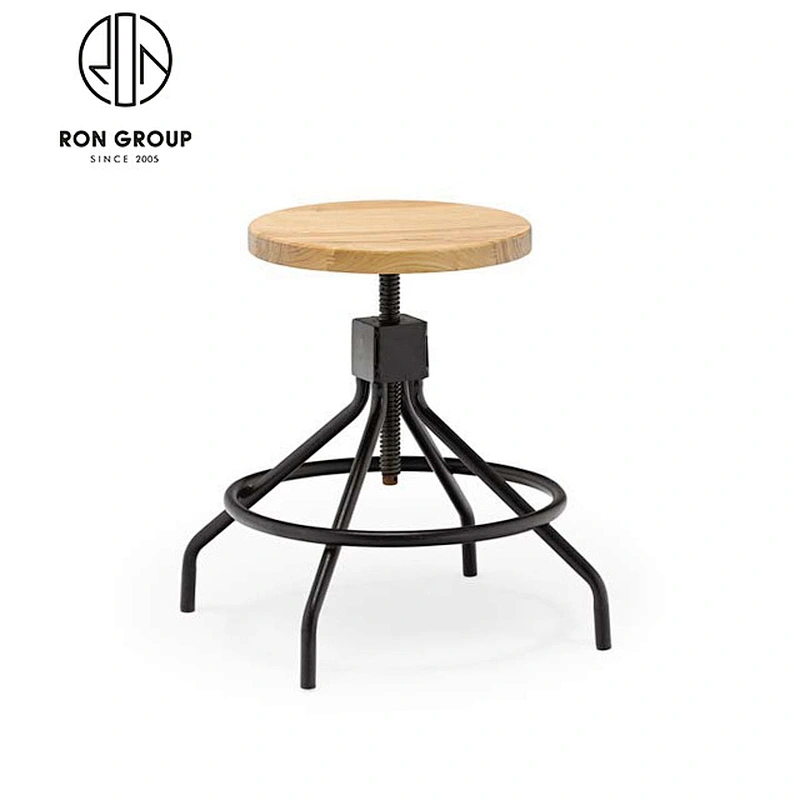 Adjustable Restaurant Cafe Furniture Bar High Chair