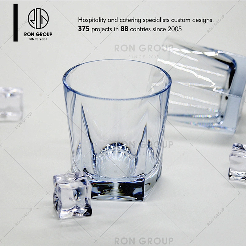 Bar restaurant supplier food grade reusable rock whiskey plastic cup