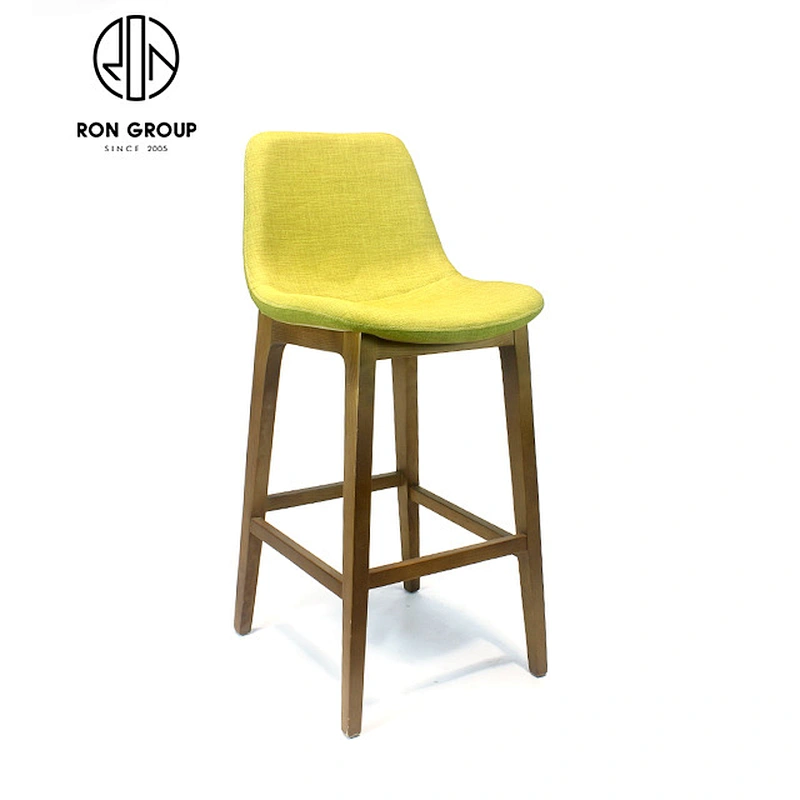 Good Quality Restaurant Wooden Bar Stool High Chair