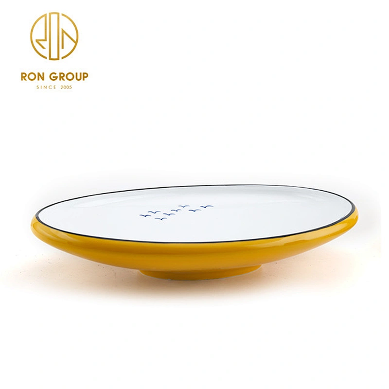 Factory price nice custom Ceramic plates cheap ceramic plates plain ceramic plate