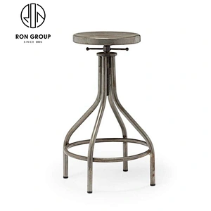 Hot Sale Adjustable Restaurant Metal Bar High Chair