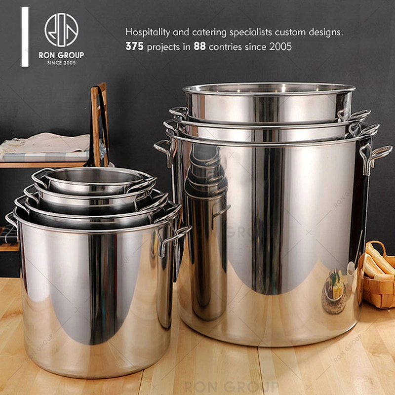 Good Quality Stainless Steel cooking  Pot for Restaurant Cafe Hotel