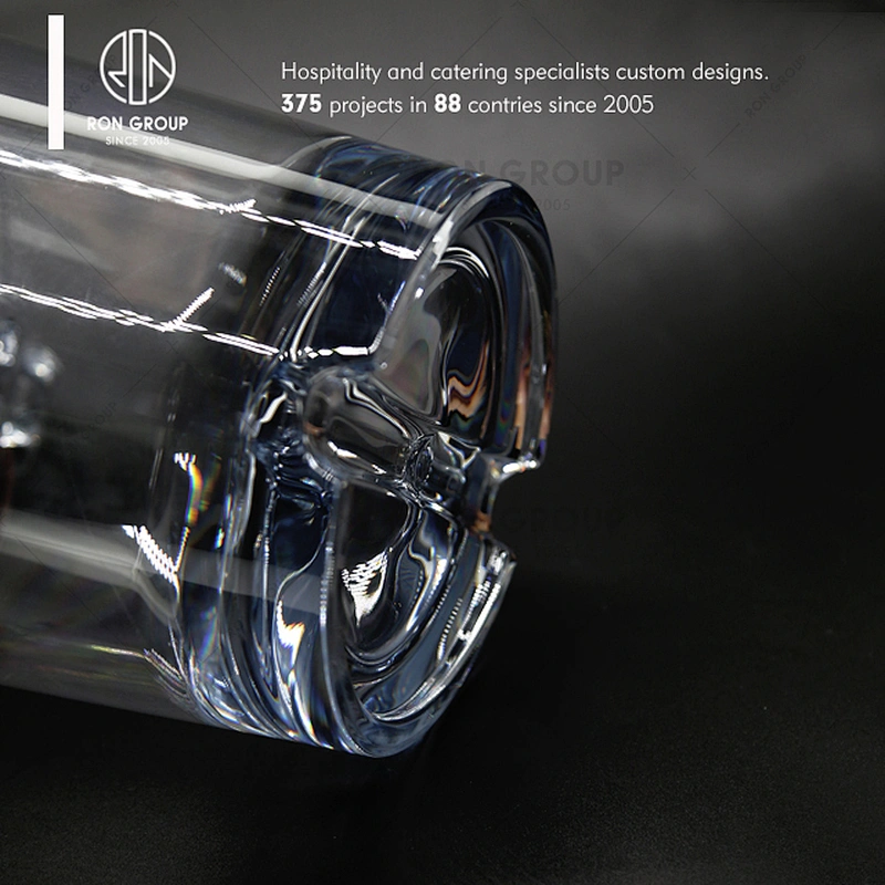 Food grade restaurant barware durable 2L plastic ice bucket for beer