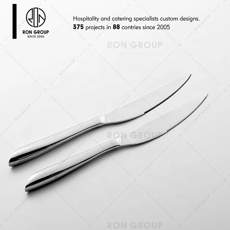 Wholesale Restaurant Stainless Steel Exquisite Knife and Fork Cutlery Set