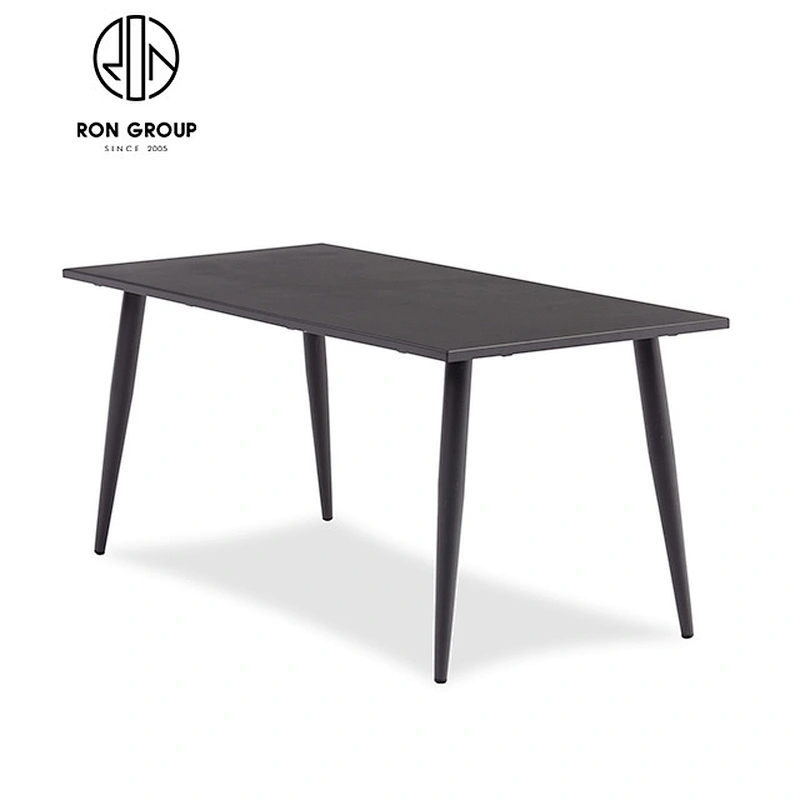 Wholesale Custom Rectangle Outdoor Aluminum Table