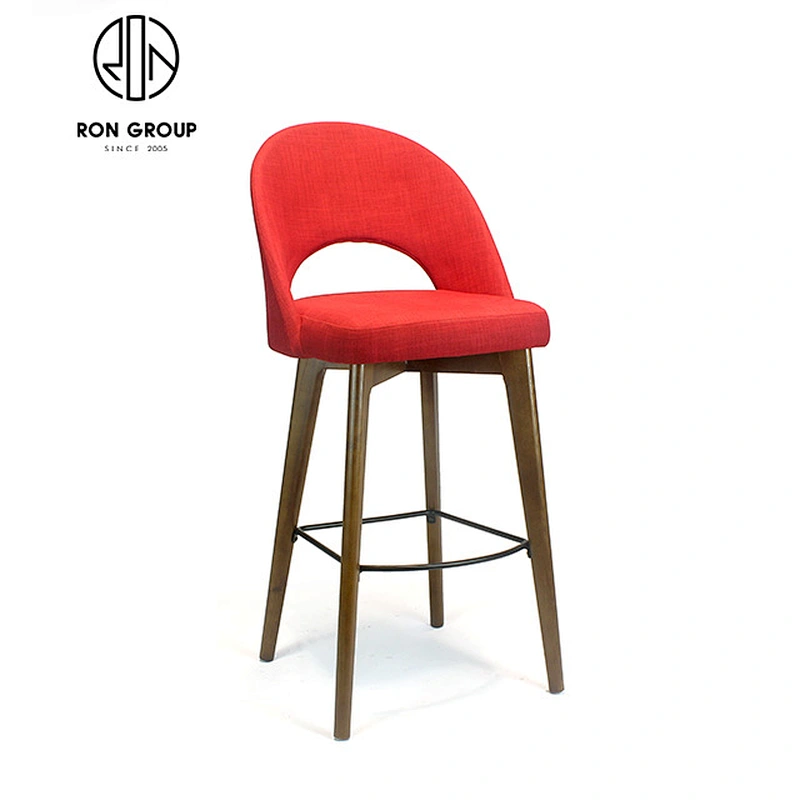 Custom Restaurant Wooden High Bar Chair