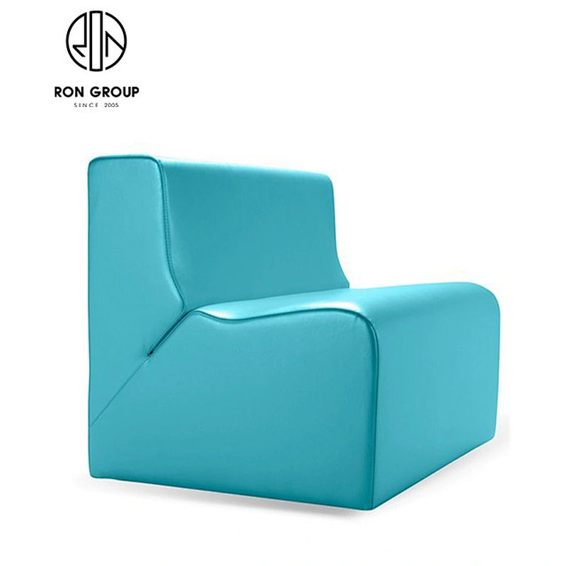 Wholesale Restaurant Coffee Shop Wooden Frame Leather Booth Sofa