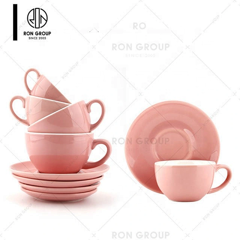 Wholesale Personalized White Ceramic Stylish Custom Coffee Cups
