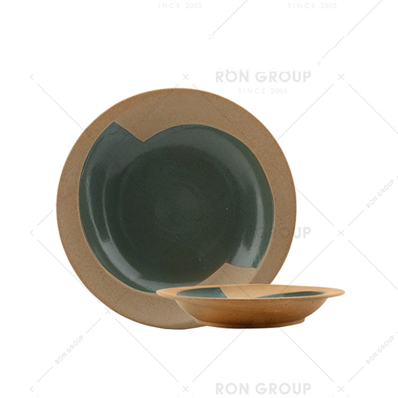 High Quality Eco friendly Portable Restaurant Ceramic Dining Plate