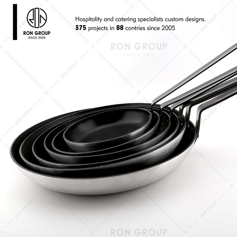 Wholesale Restaurant Cast Iron Cooking Fry Pan Set