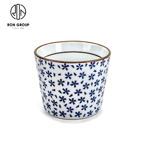 Customized Creative Eco Friendly 200ml No Handle Ceramic Tea Porcelain Water Cup