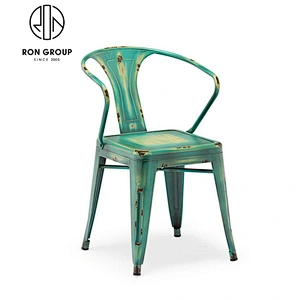 Hot Sale Custom Color Restaurant Vintage Metal Chair