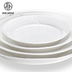 Guangzhou New Design In Style Round Soup Plate For Restaurant Used