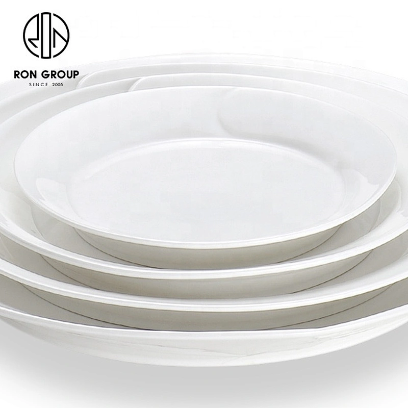 Guangzhou New Design In Style Round Soup Plate For Restaurant Used