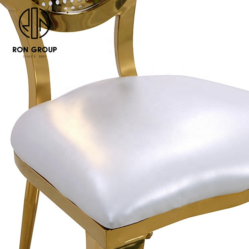 Fashion Hotel Furniture Stainless Steel Wedding Dining Chair