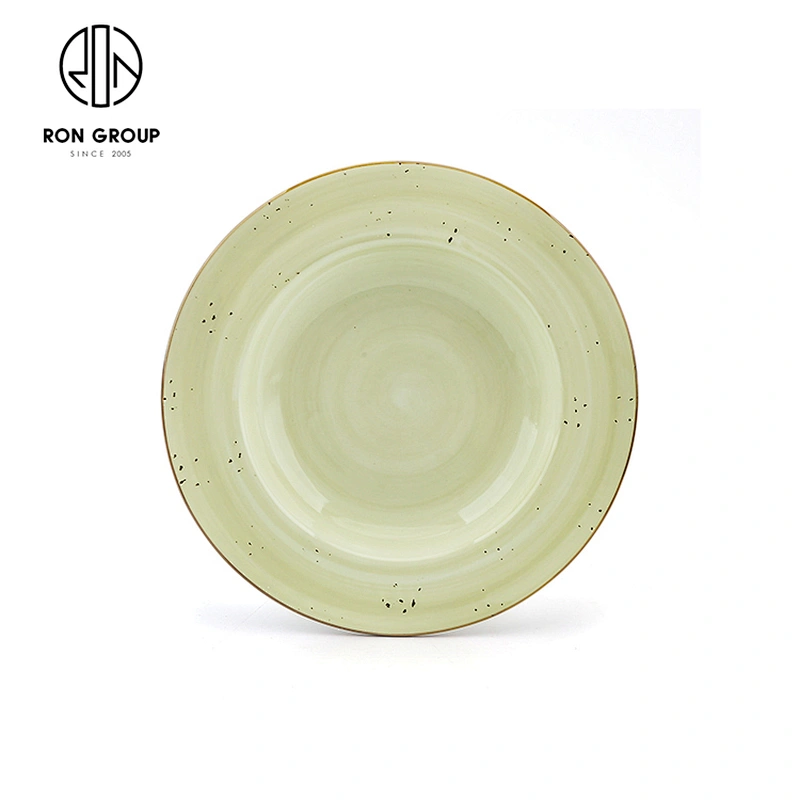 Dinnerware Fruit Service Plate 12 Inch Round Food Plate For Restaurant