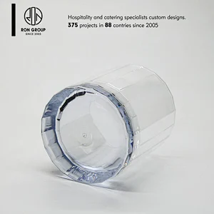 Wholesale Food A Grade restaurant tableware 550ml acrylic glassware
