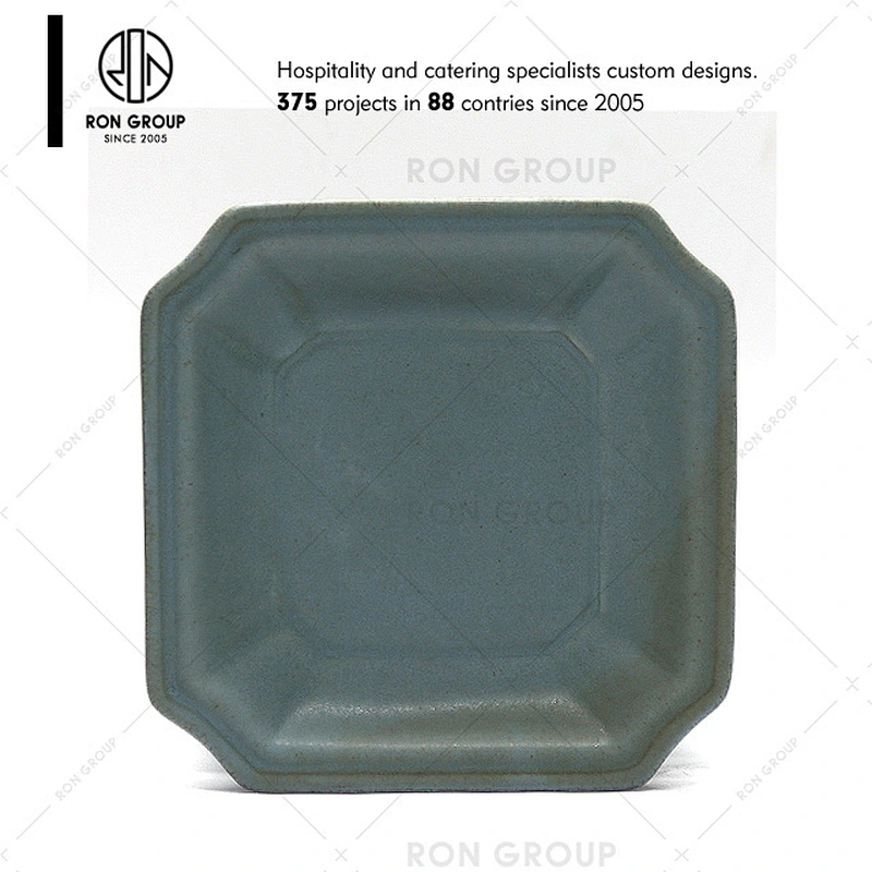 Restaurant Ceramic Green Soup Plate Soup Bowl