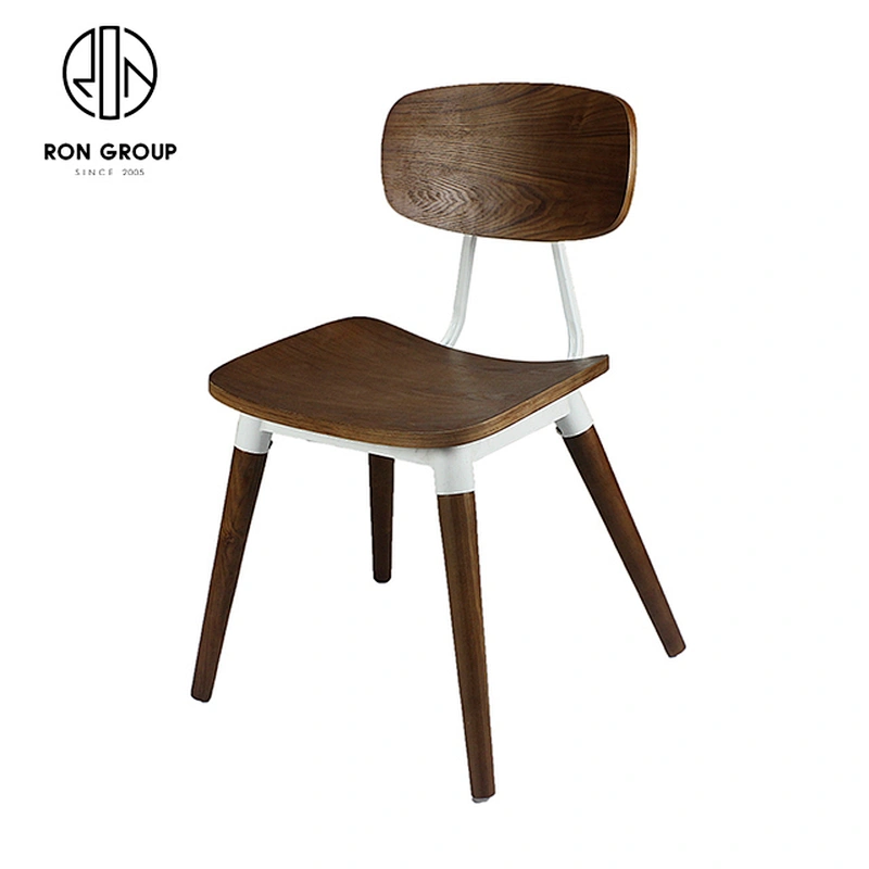 Simple Design Leisure Cafe Iron Stand Dinner Chair Dining Restaurant