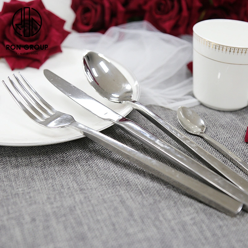 Wholesale Custom Hotel Restaurant Stainless Steel Cutlery Silverware Sets