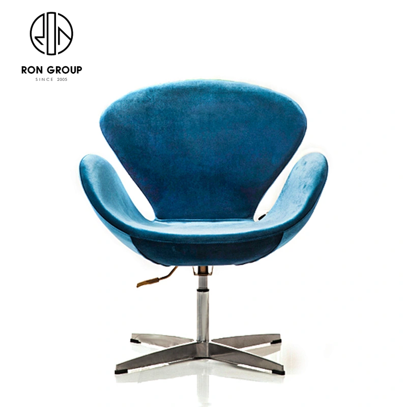 Modern Style Living Room Lint High Density Foam Aluminum Leisure Chair