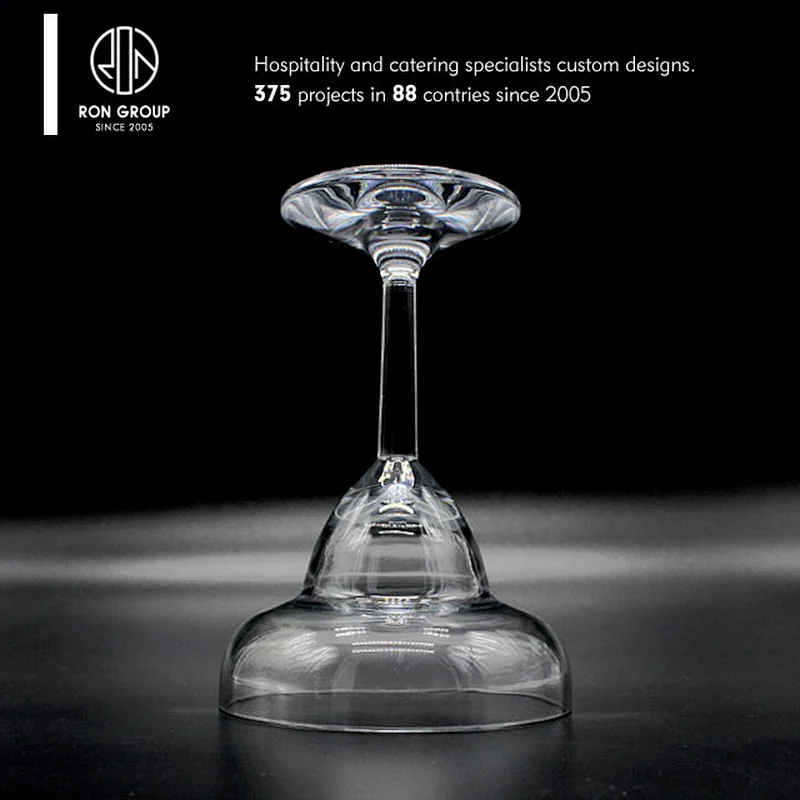 Restaurant unbreakable plastic martini cocktail cup