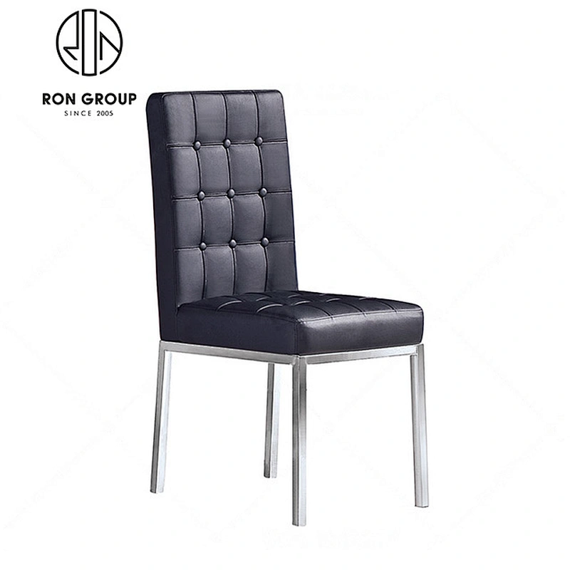 New Style Luxury Gold Stainless Steel Wedding Round Steel Chair