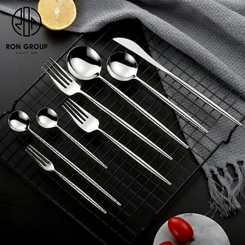 Wholesale Silver Color Stainless Steel Flatware Set Cutlery For Restaurants
