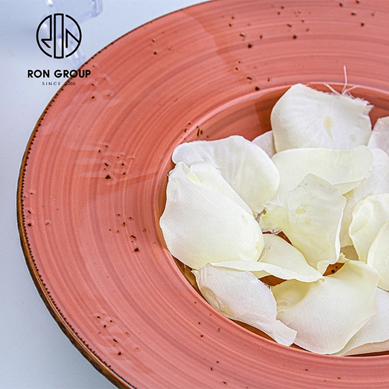 High Quality High End Potable Dinnerware Cheap Round Dinner Plates