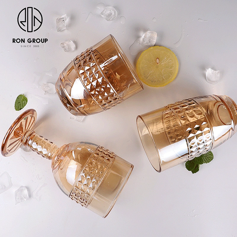 Retro Glassware Juice Cup Cheap Crystal Transparent Whisky Water Glass