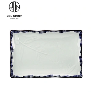 Wholesale 11 Inch Special Shape Ceramic Fruit Plate