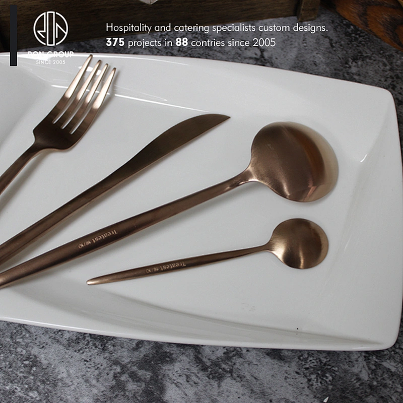 Old Style Cutlery Set for Restaurant and Cafe Stainless Steel
