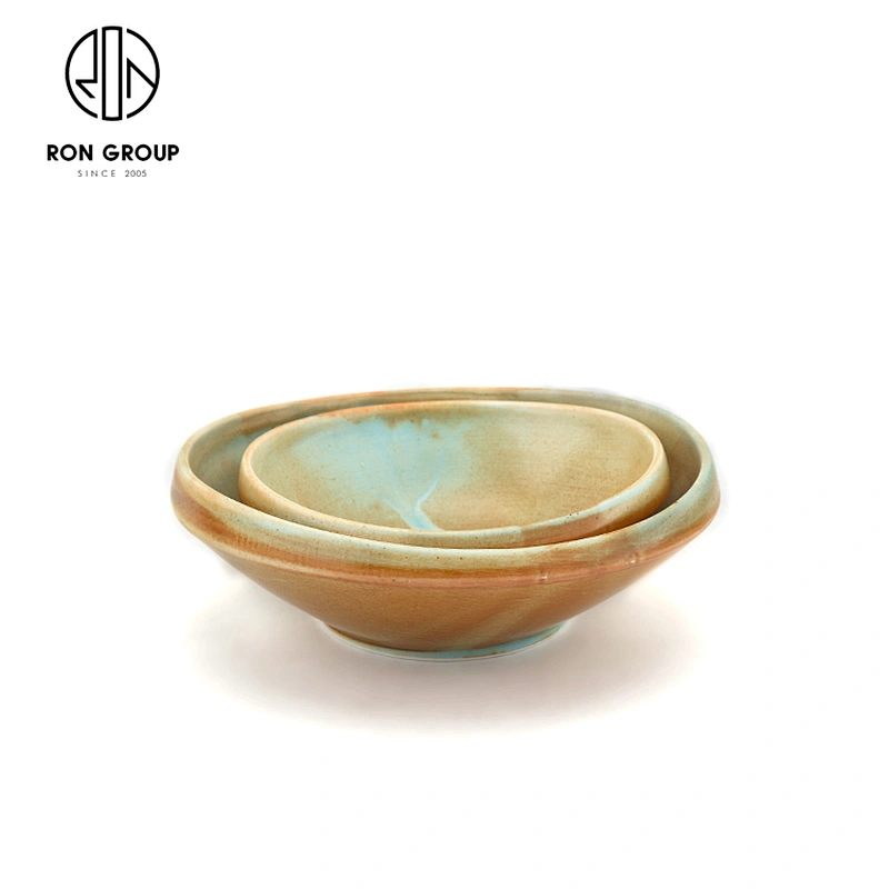 Characteristic Dinnerware Ceramic  Noodle Large Soup Bowl For Restaurant